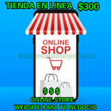 WEBSITE, TIENDA EN LINEA. Promocion